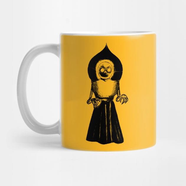 Flatwoods Monster Black on light by AWSchmit